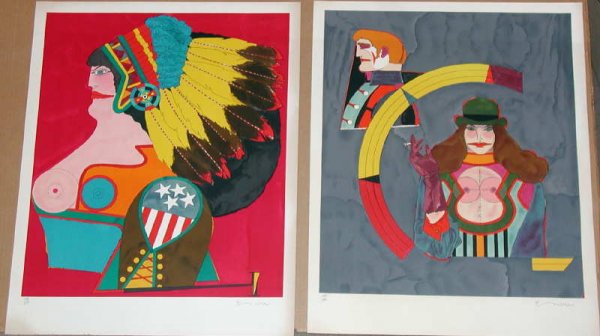 Richard Lindner, After Noon, Portfolio of 8 Signed - 2