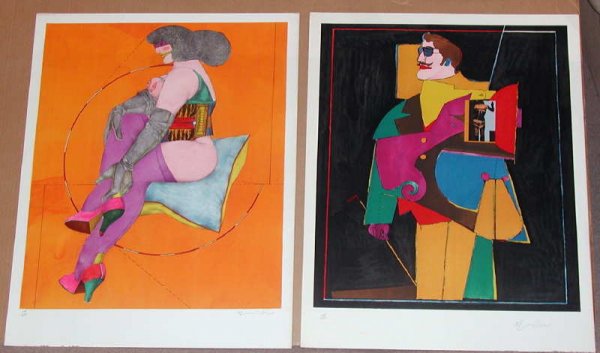 Richard Lindner, After Noon, Portfolio of 8 Signed - 3