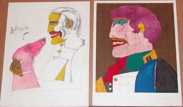 Richard Lindner, After Noon, Portfolio of 8 Signed - 4