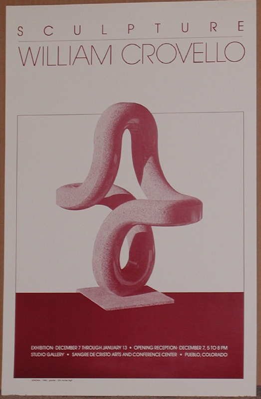 William Crovello, 1984 Pueblo Exhibition Poster
