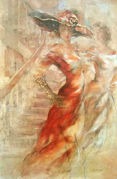 Gary Benfield, Elegance, Signed SS on Linen