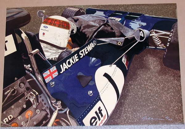 Ron Kleemann, The Flying Scot, Signed Lithograph