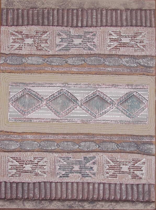 Luis Mazorra, Mexican Rug IV, Signed Etching