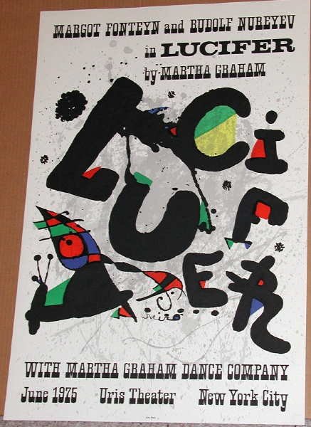 Joan Miro, Lucifer, Original Lithograph Poster