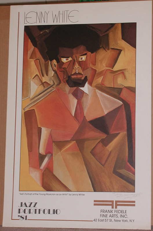 Lenny White, Jazz Portfolio 88 Signed Poster