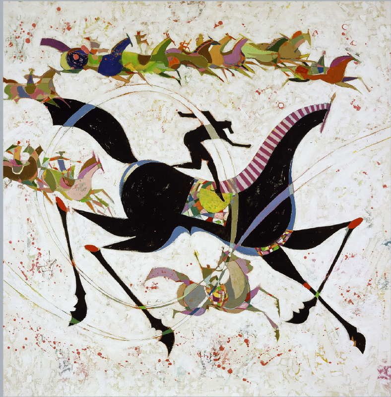 Li Zhong-Liang, Classic Horse Giclee on Canvas