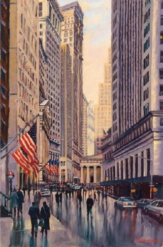 Michele Byrne, Wall Street Canyon, Signed Canvas Print