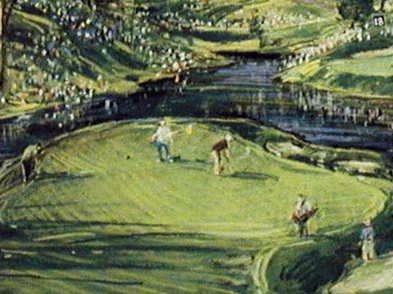 Kamil Kubik, The Congressional Golf, Signed Serigraph - 2