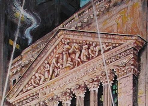Kamil Kubik, NY Stock Exchange, Signed Serigraph - 2