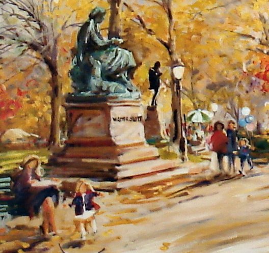 Kamil Kubik, Poet’s Walk II, Signed Canvas Print - 2