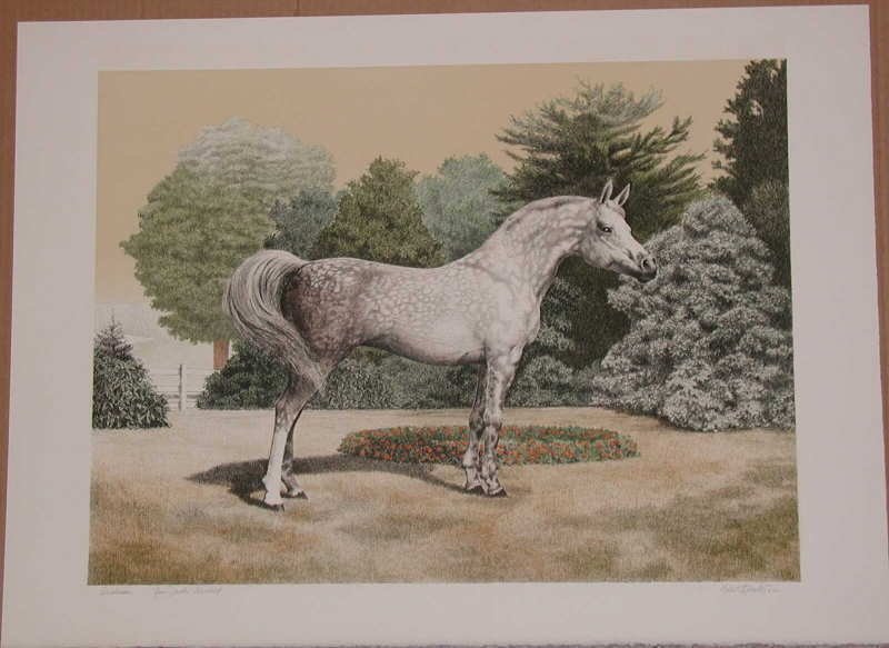 Mel Hunter, Arabian, Signed Lithograph