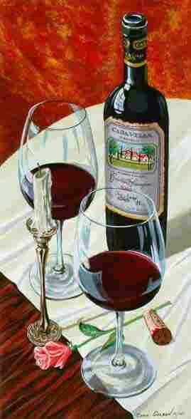 Dima Gorban, Evening Romance, Signed Serigraph