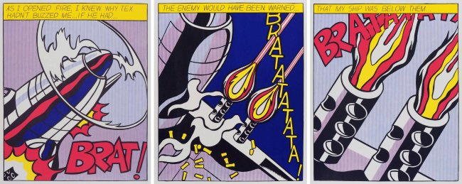 Roy Lichtenstein, As I Opened Fire, Rare Lifetime (1 of 4)