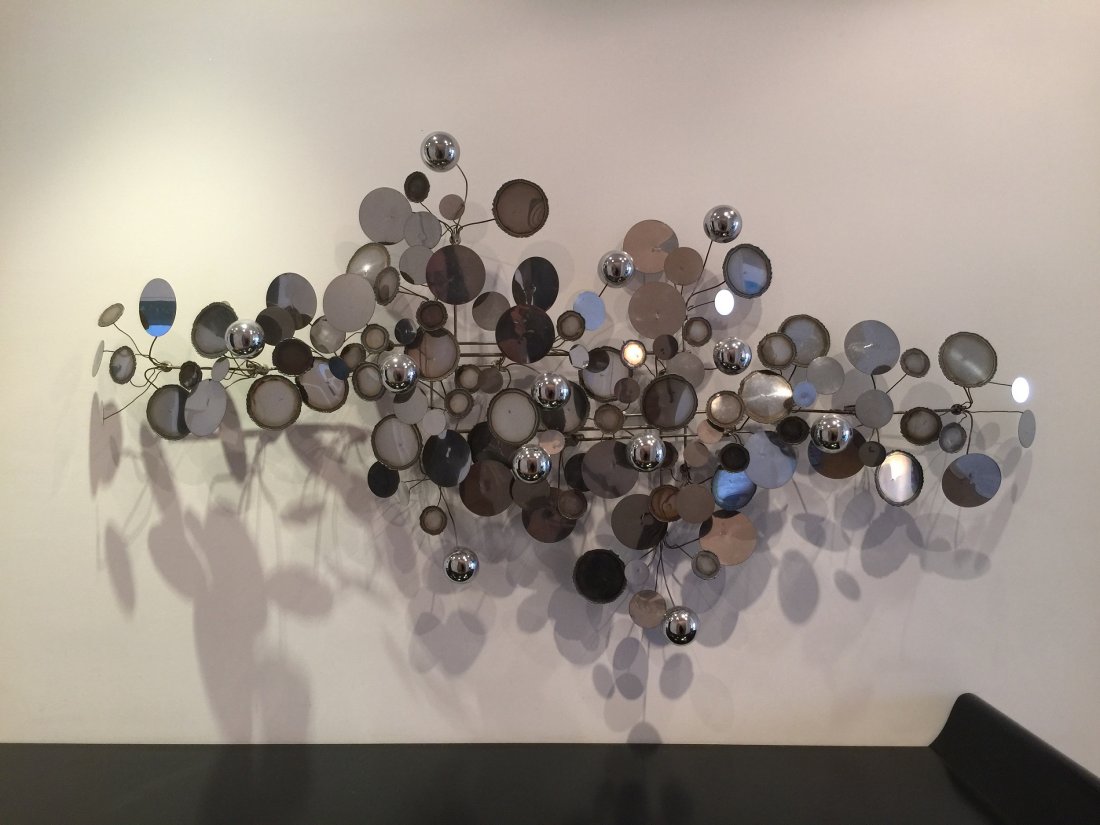 Curtis Jere wall sculpture "Raindrops" (1 of 6)