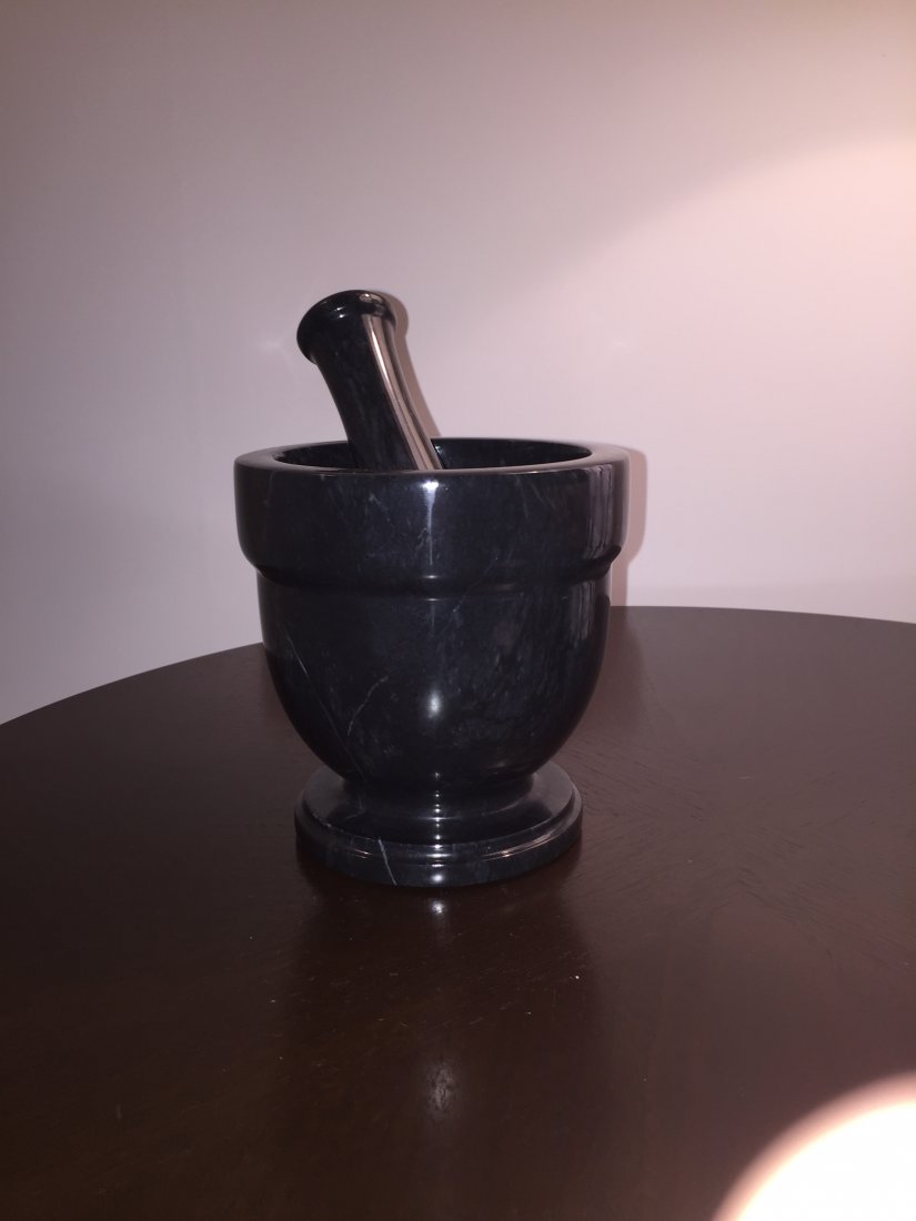 Mortar and pestle: Modern mortar and pestle by Aero Studios, the iconic supplier of artfully selected and designed accessories.