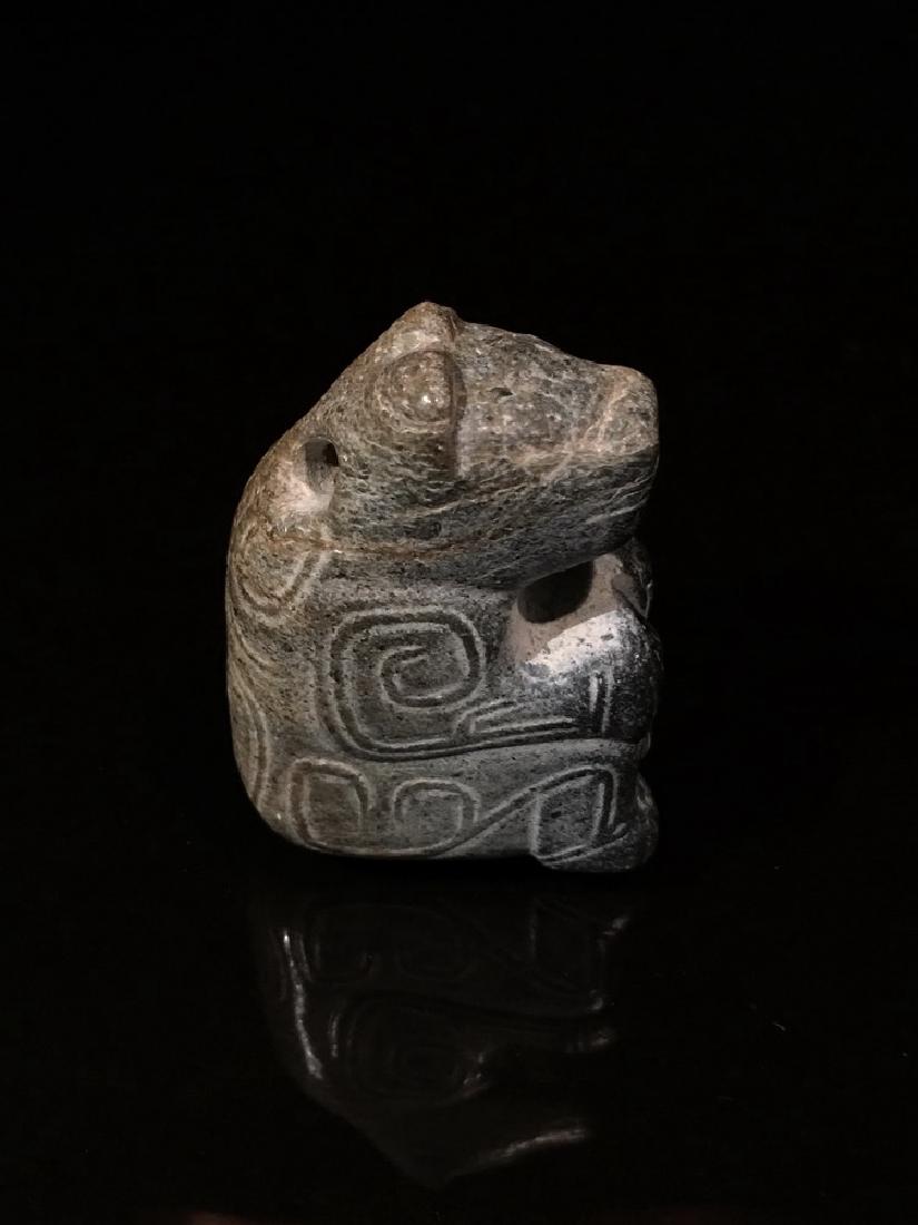 Chinese Jade Bear, Western Zhou Style (1 of 5)