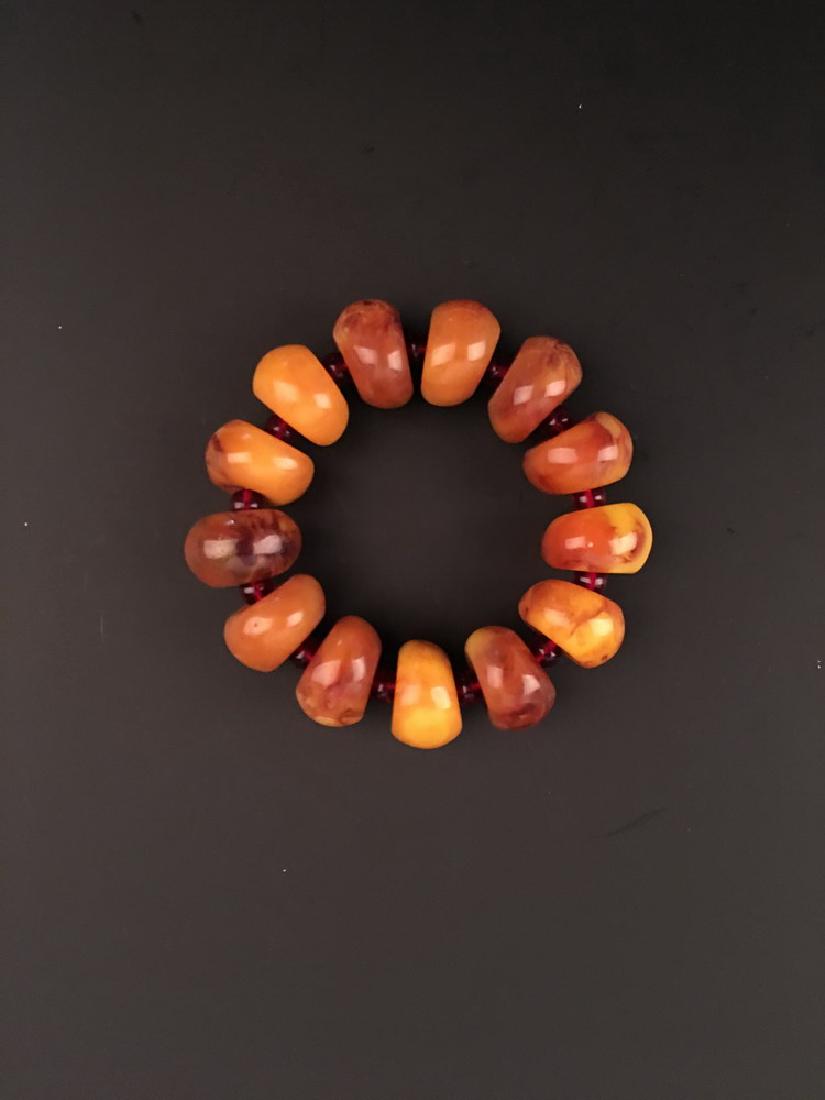 The Amber bead Bracelet (1 of 3)