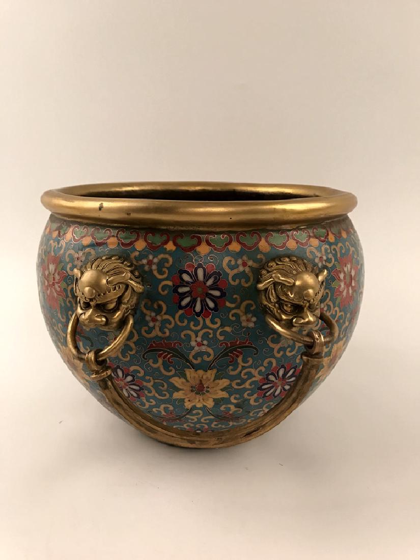 Chinese Antique Cloisonne Water Jar (1 of 11)