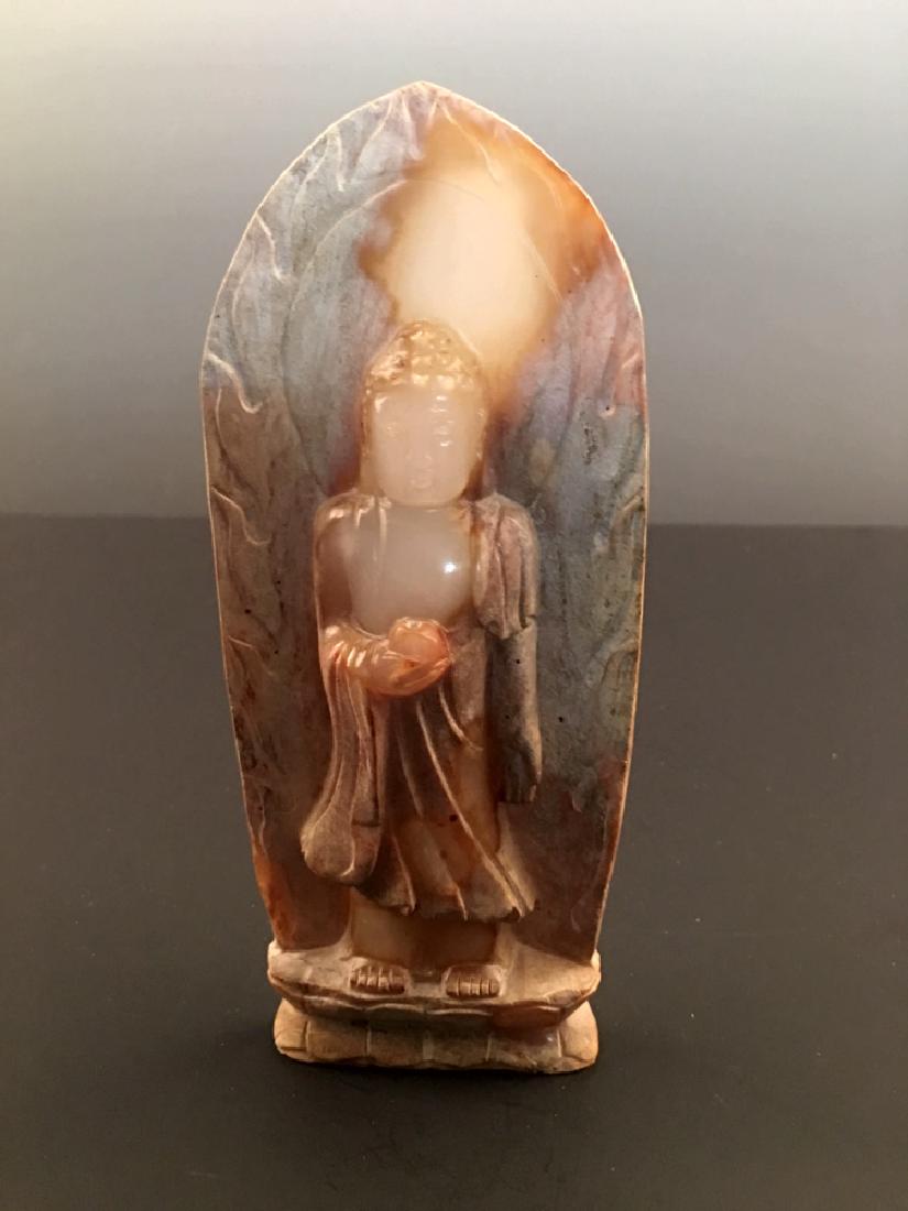 Fine White Jade Buddha Figure (1 of 5)