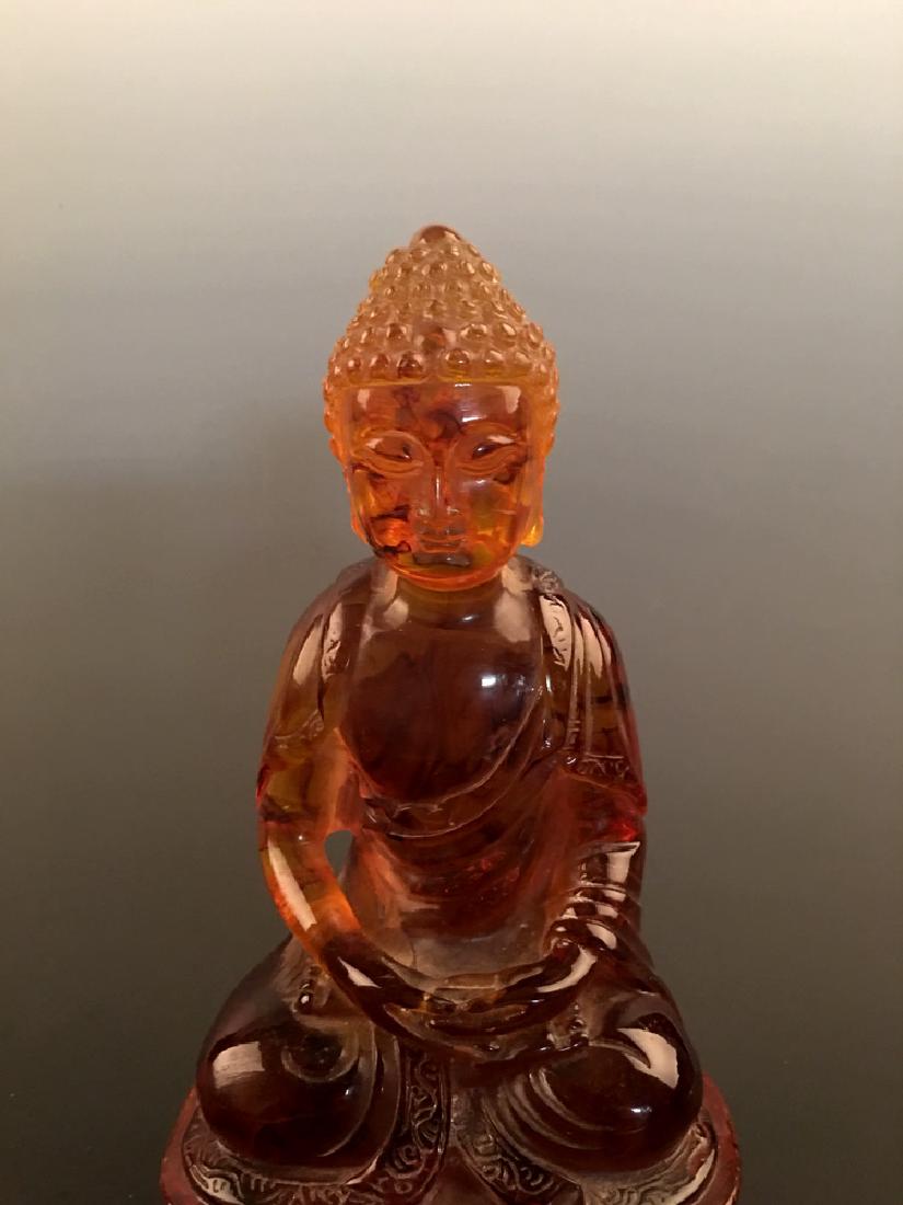 Fine Chinese Amber Buddha (1 of 6)