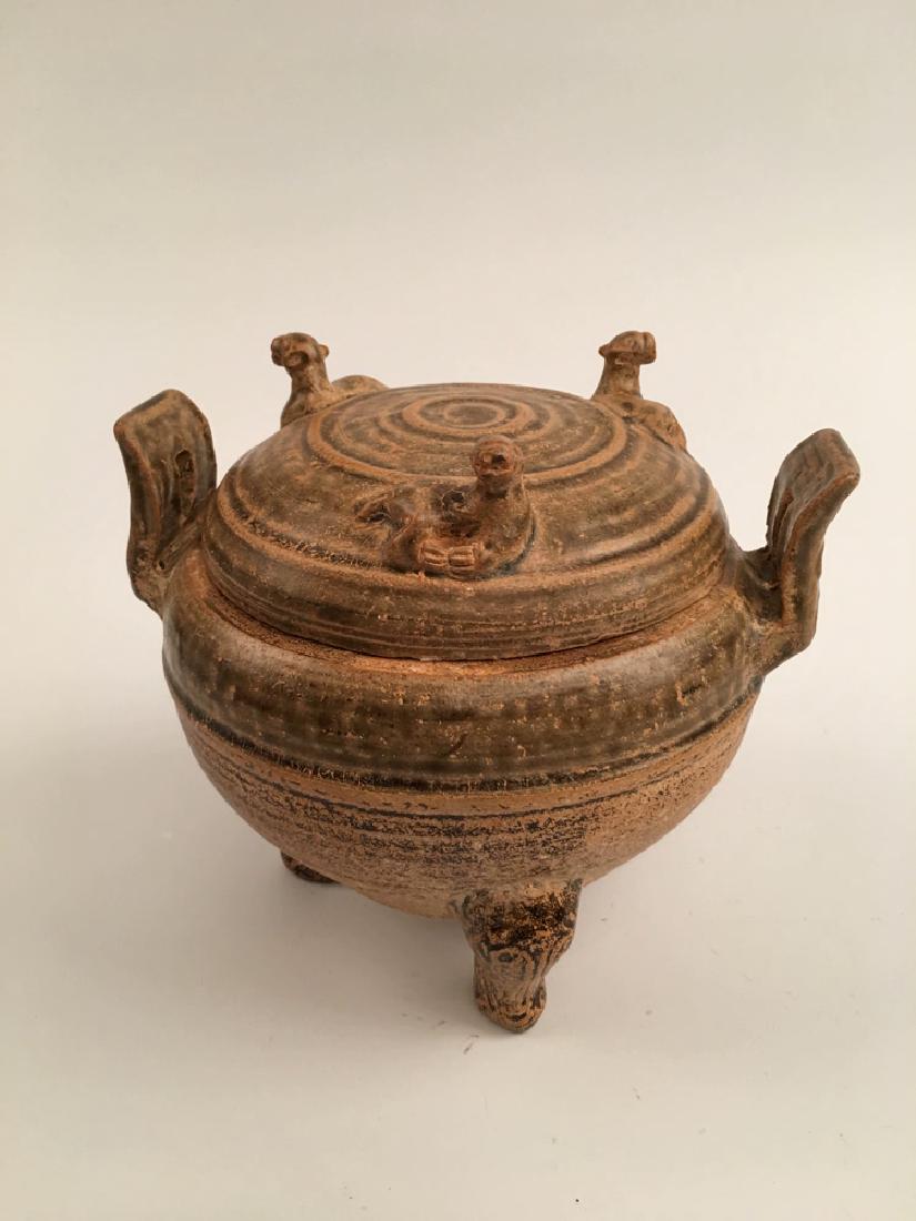 Chinese Tang Celadon Glazed Pot (1 of 7)
