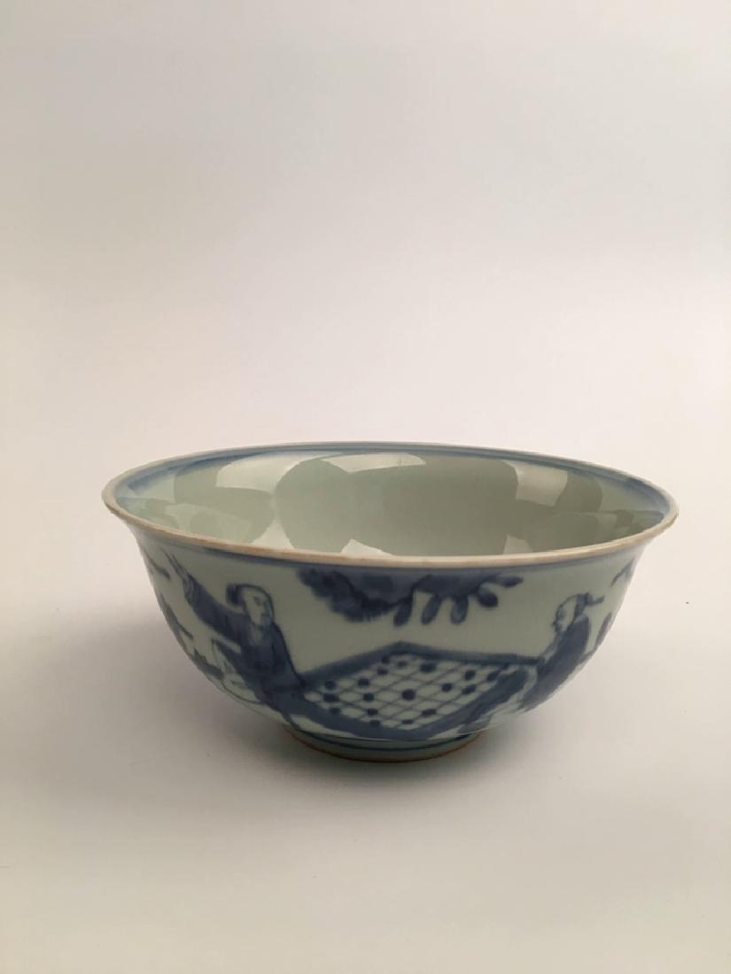Chinese Blue and White Porcelain Bowl with Wanli Mark (1 of 7)
