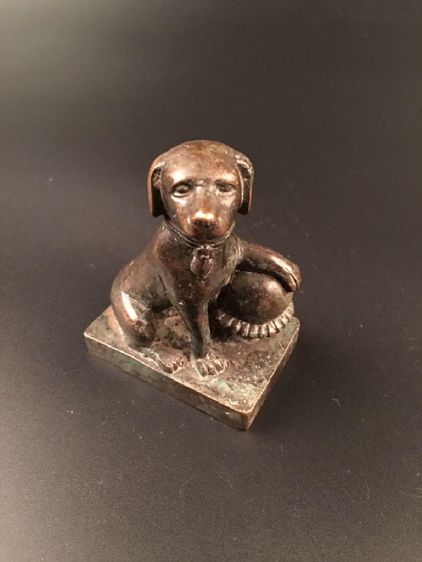 Chinese Old Bronze Dog Seal (1 of 6)