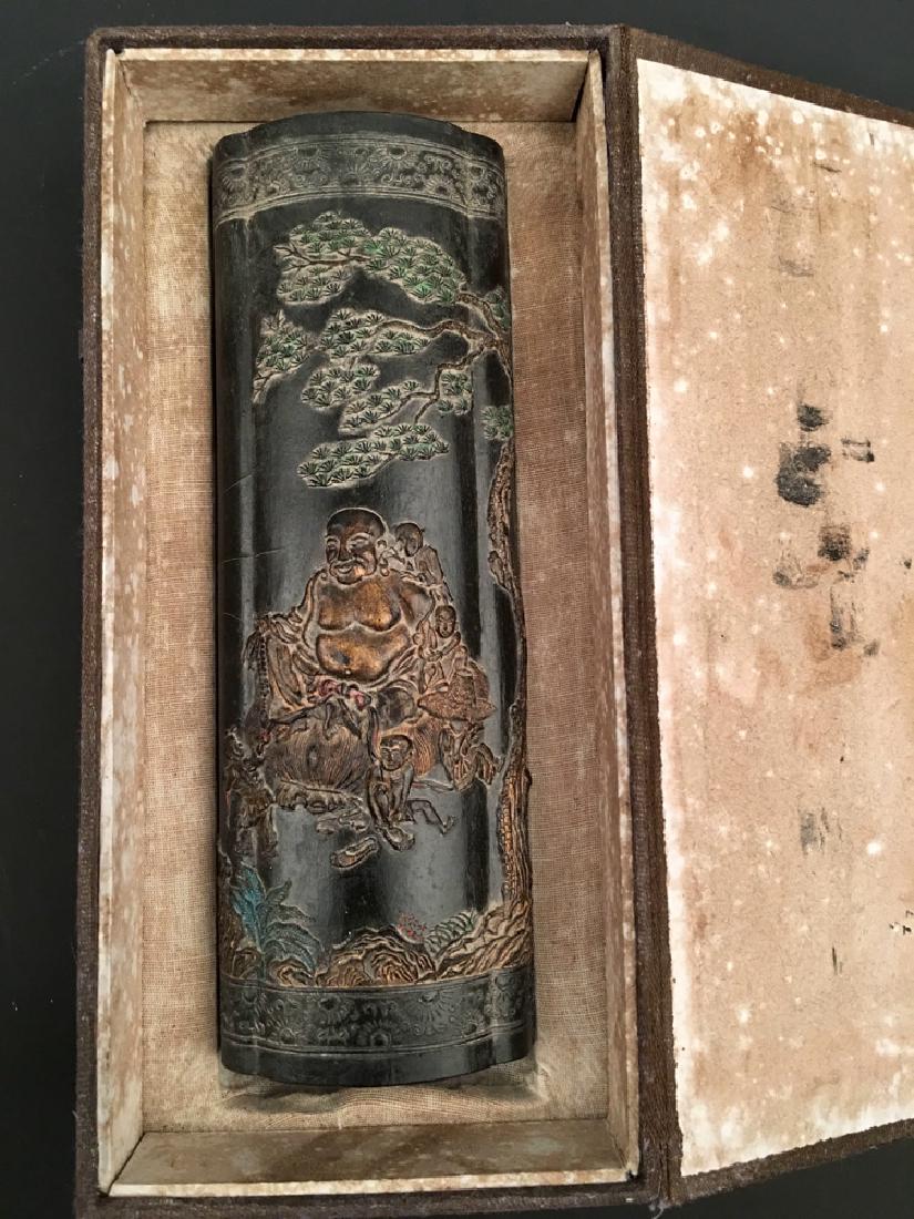Chinese Qianlong Black Ink Stick (1 of 8)