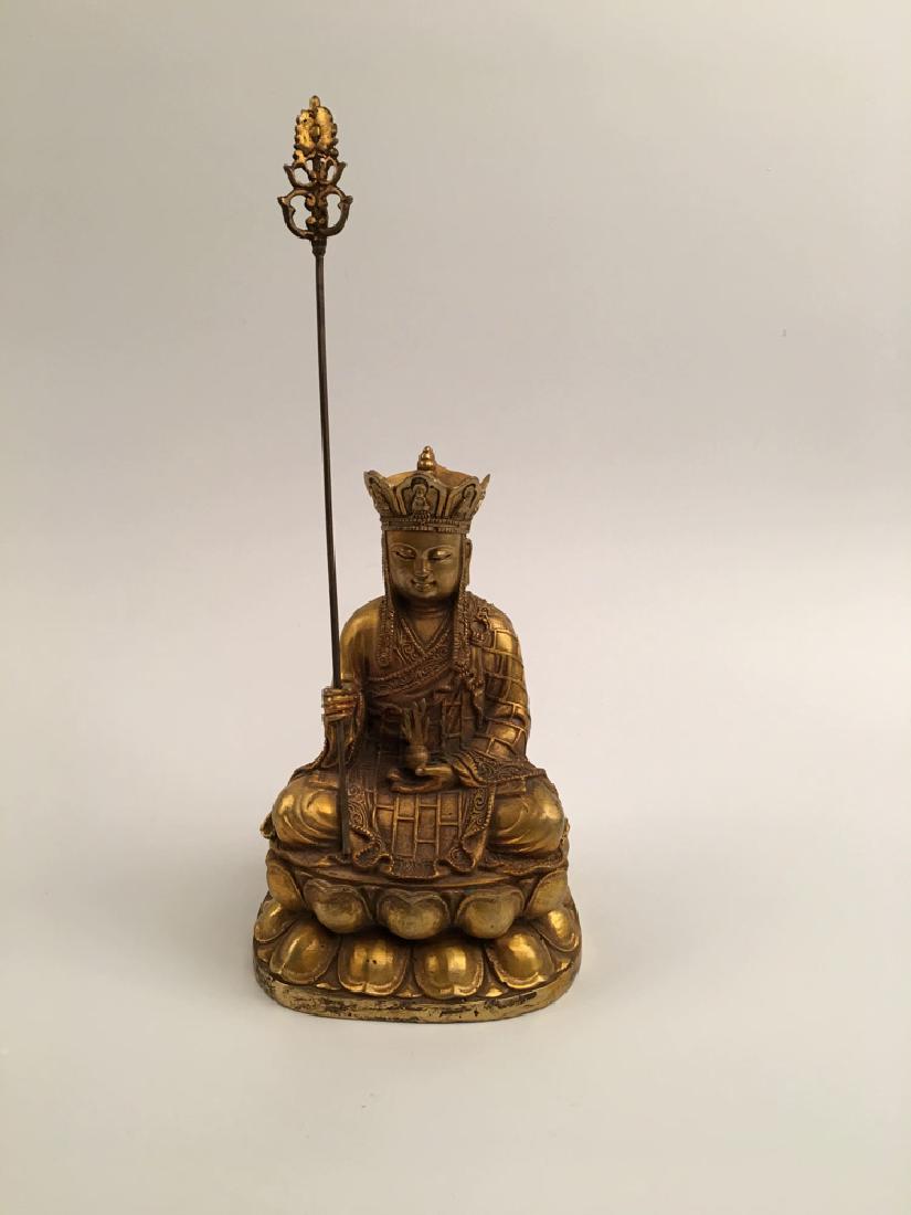 Chinese Gilt Bronze  Tang Seng San Zang Bodhisattva (1 of 11)