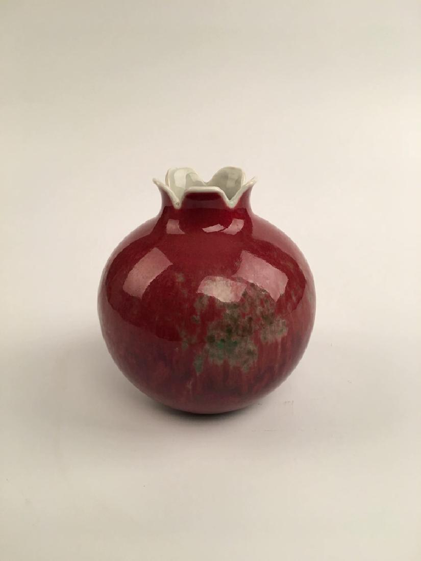 Chinese Red Glazed Ball Bottle (1 of 6)