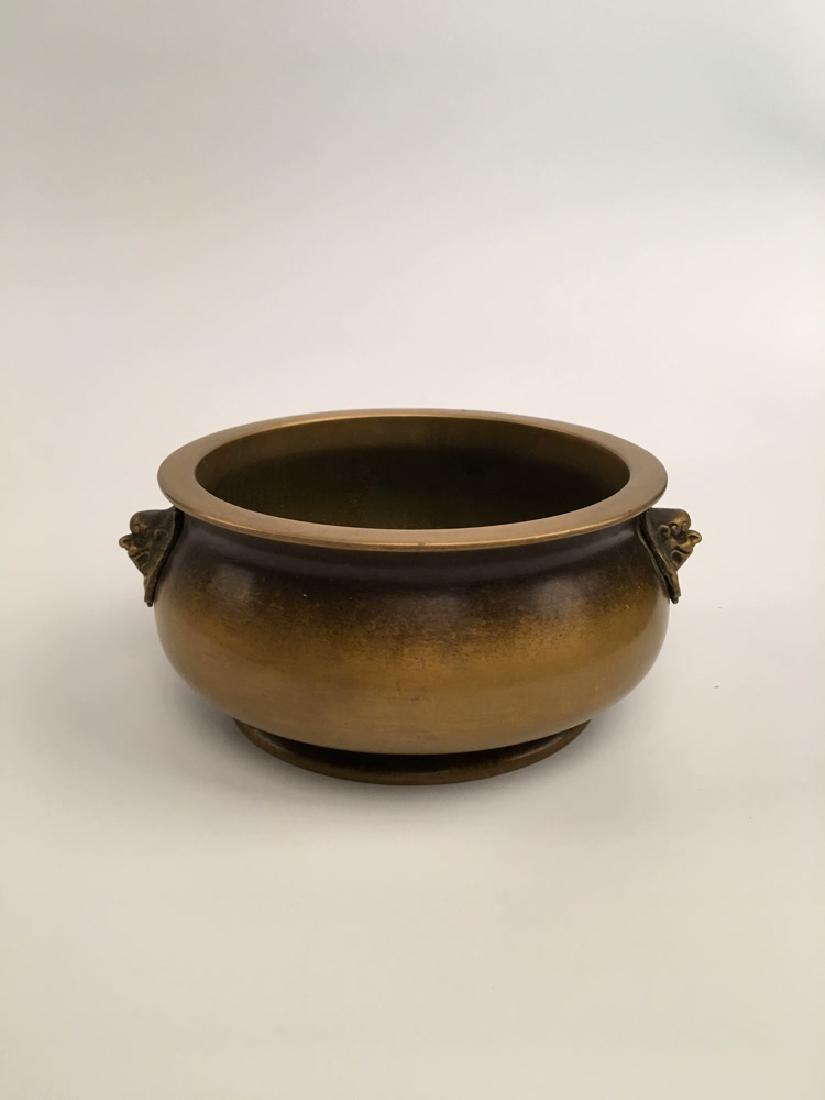 Chinese Qing Bronze Censer (1 of 6)