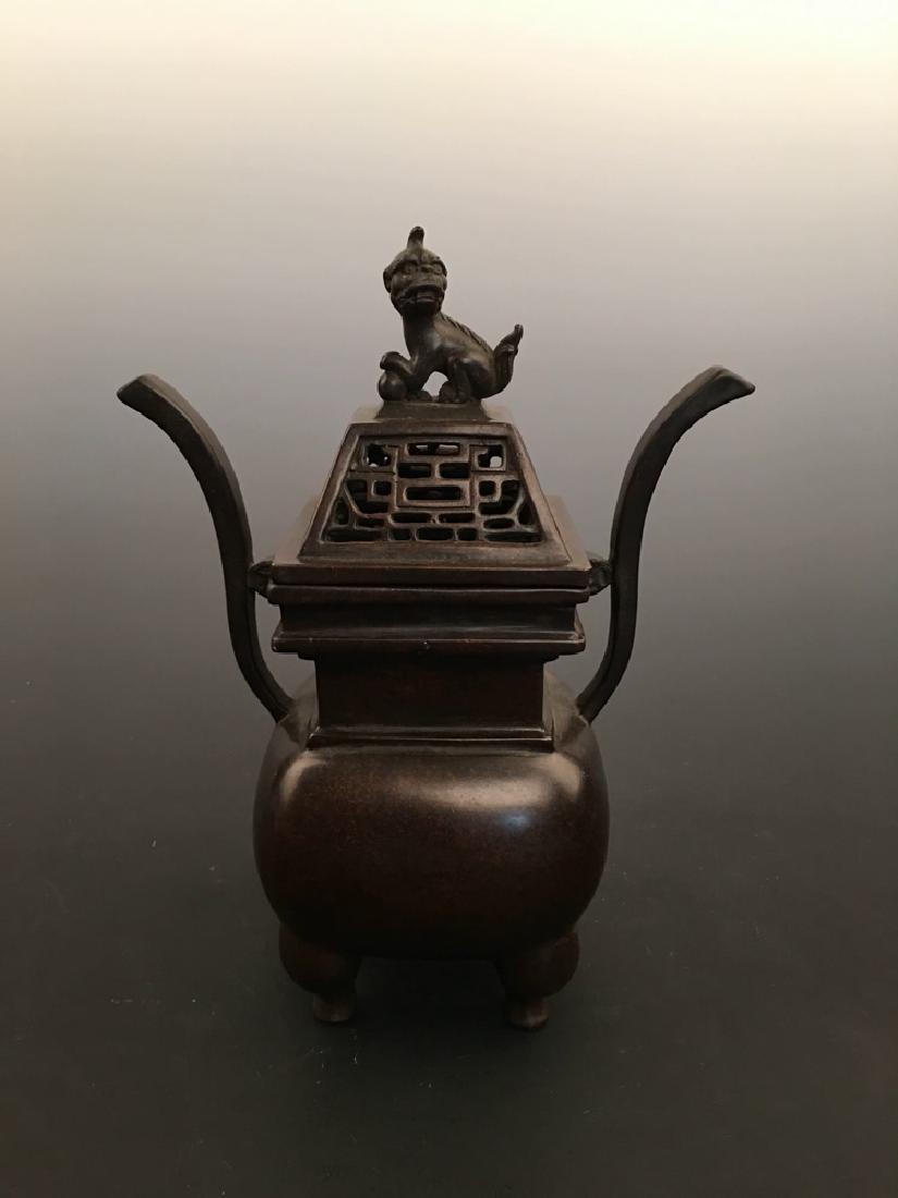 Chinese Ming Bronze Incense Burner (1 of 8)