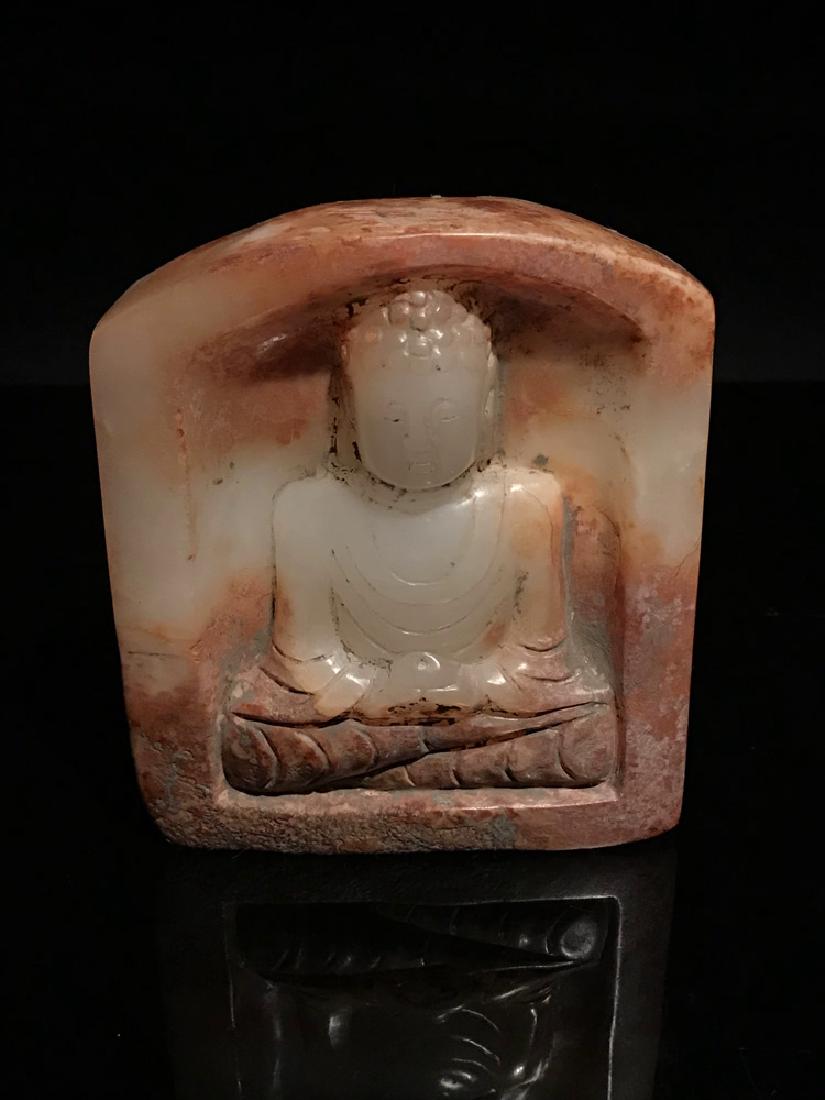 Chinese Old Jade Buddha Carving (1 of 7)