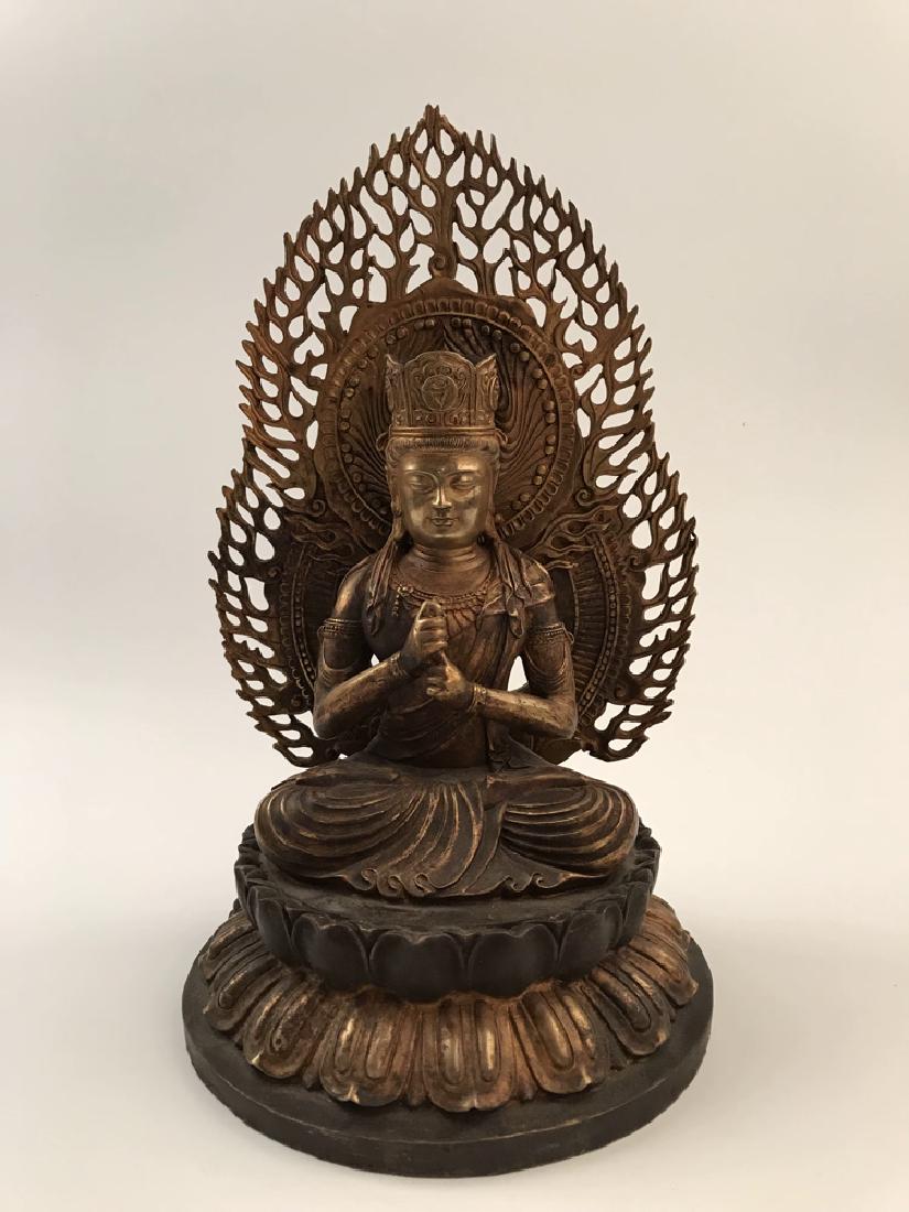 Chinese Gilt Bronze Buddha (1 of 9)
