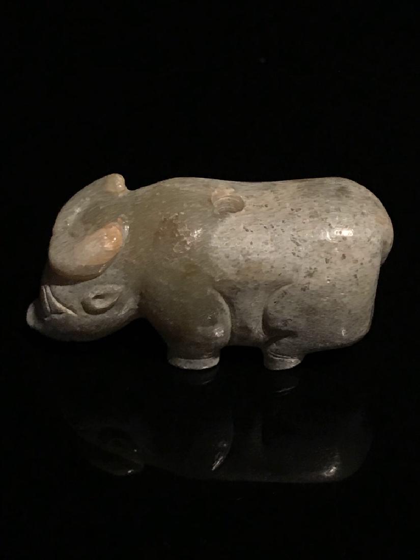 Chinese Western Zhou Jade Buffalo (1 of 6)