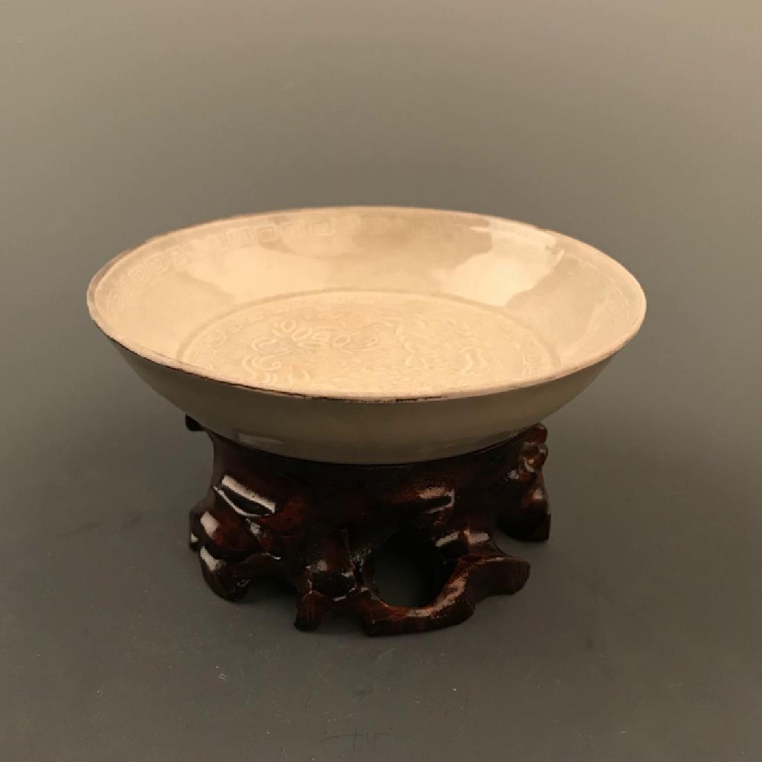 Chinese Ding Yao Porcelain Plate (1 of 7)