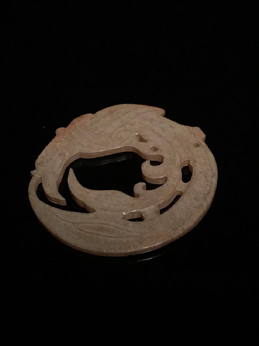 Chinese Song Jade Phoenix Pendant (1 of 5)