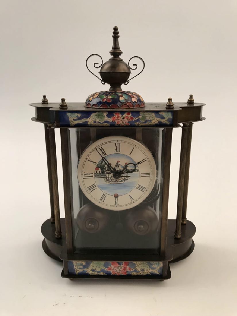 Chinese Cloisonne Clock (1 of 8)