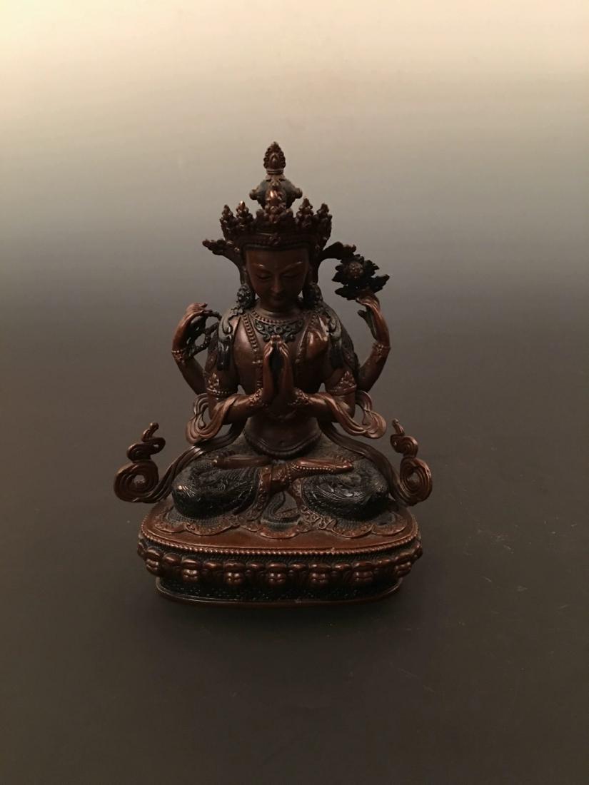 Chinese Brass Buddha (1 of 8)