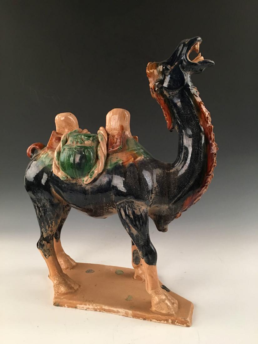 Chinese Tang Sancai Camal Figure Statue (1 of 7)