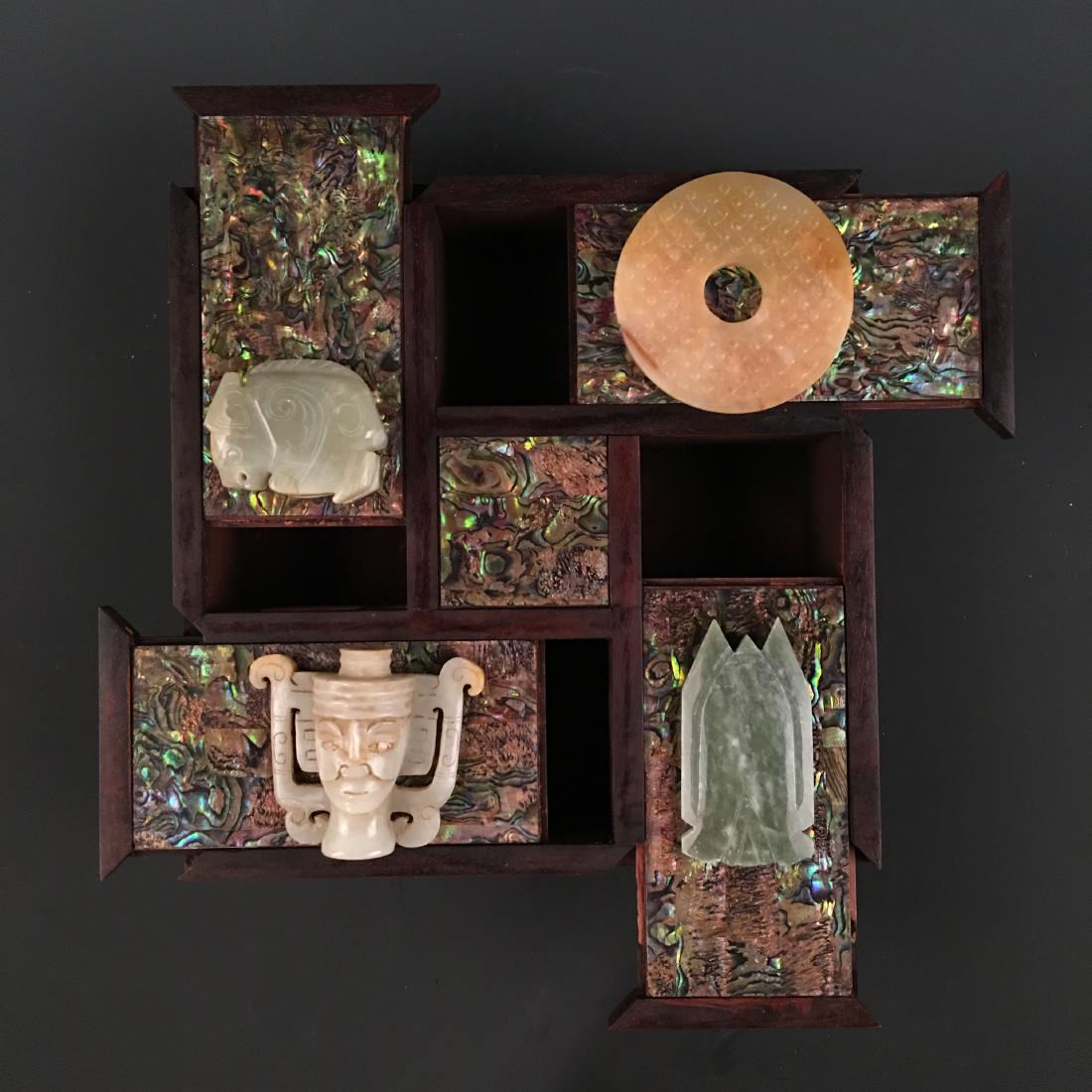 4 Pieces of Chinese Jade Set (1 of 9)