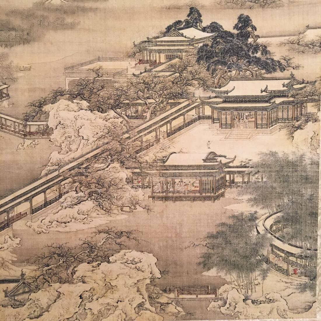 Chinese Hanging Scroll of  'Liang Guo Fei Xue' Painting (1 of 5)