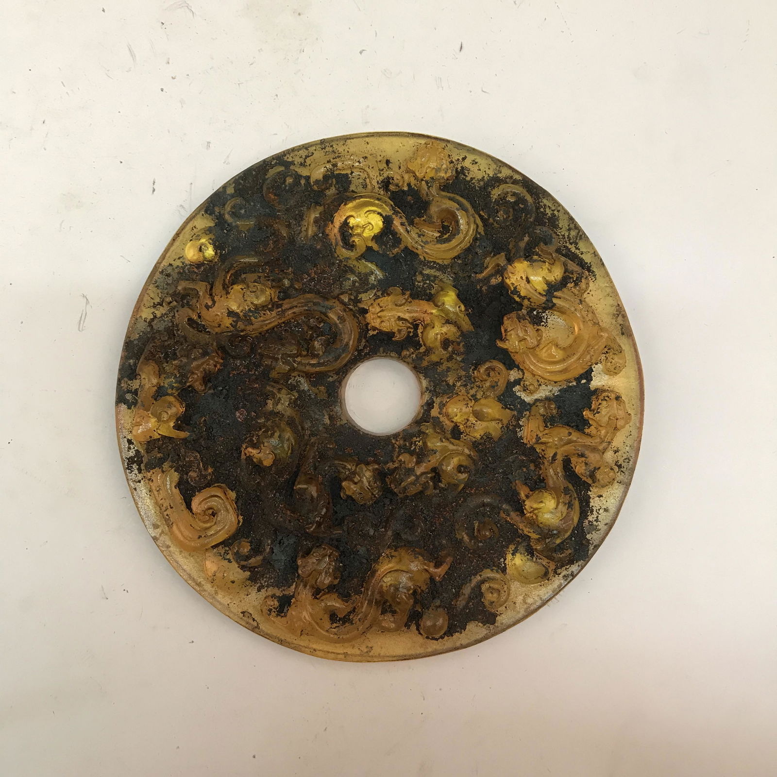 Chinese Coloured Glaze Bi (1 of 7)