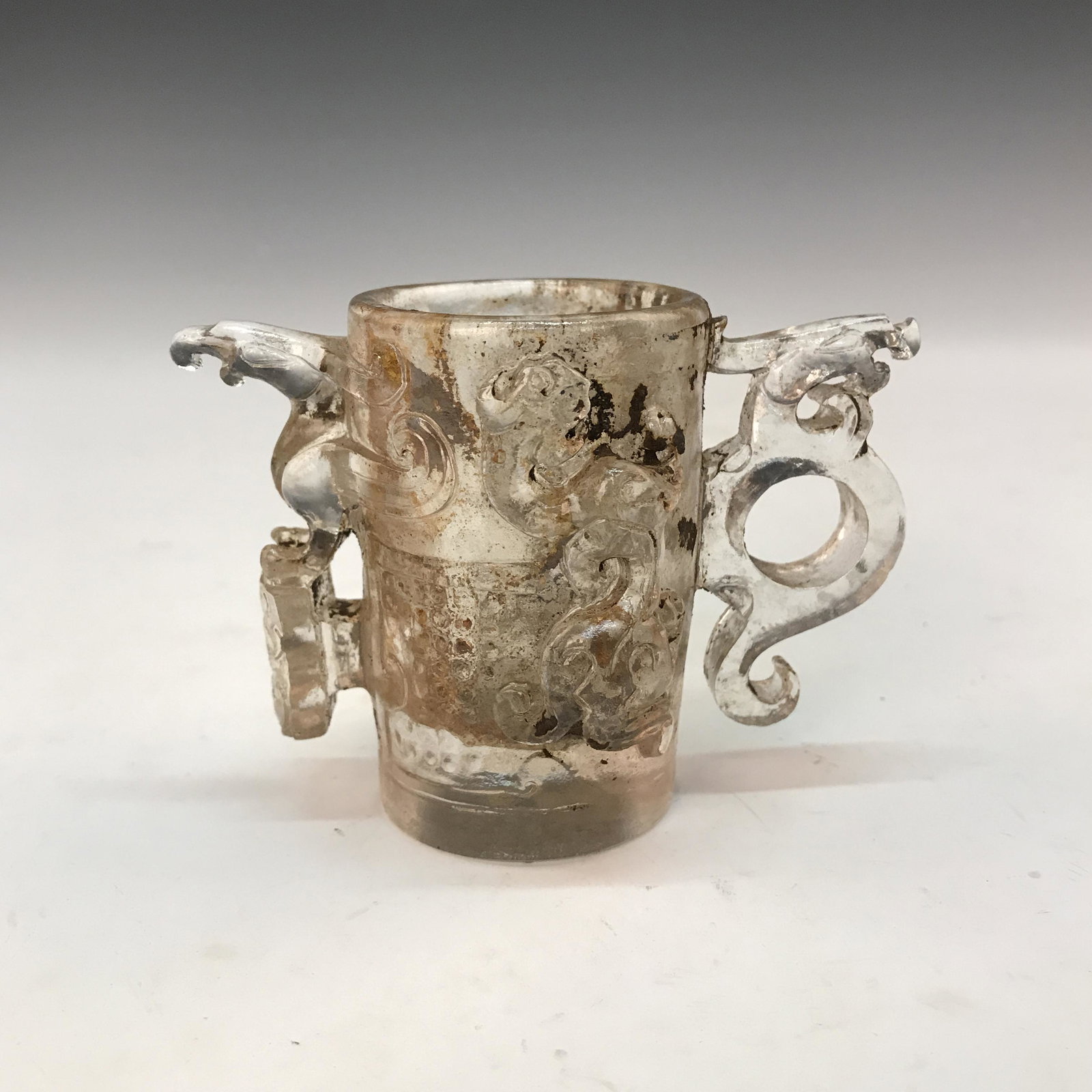 Chinese Colourd Glaze Wine Cup: Chinese Colourd Glaze Wine Cup 3'' H, 4'' W; 0.6 lb Shipping: We are able to pack and ship this item to an address in the United States for $40.00 via UPS Ground or USPS Priority Mail. Tracking inform