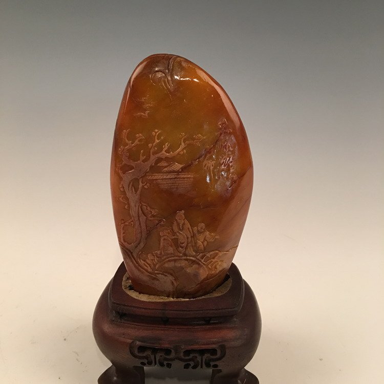 Chinese Tianhuang Stone Carved (1 of 8)