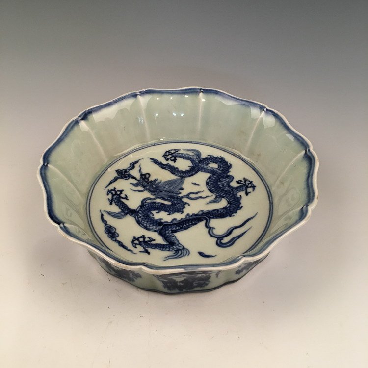 Fine Ming Blue and White Brush Washer (1 of 6)