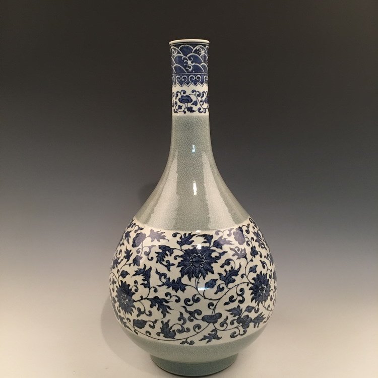Chinese Blue and Green Vase (1 of 7)