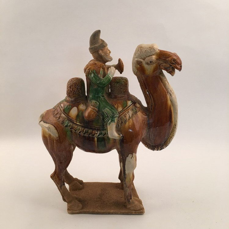 Fine Chinese Tang Camel and Man Rider (1 of 6)