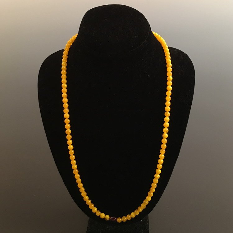 Honey Bee Amber Necklace (1 of 3)