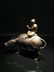 A Bronze Child Riding on a Bufflo - 2